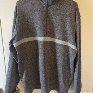 FootJoy Men's Charcoal Quarter-Zip Sweater